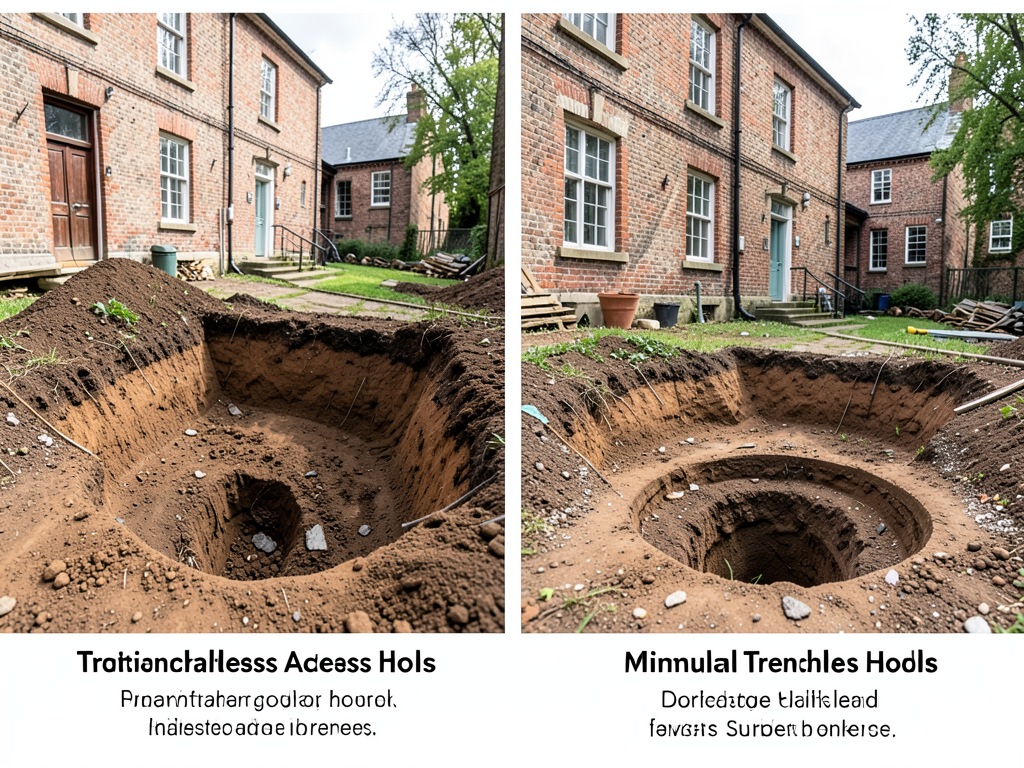 Solving sewer line issues in older Dorchester homes without digging up the yard