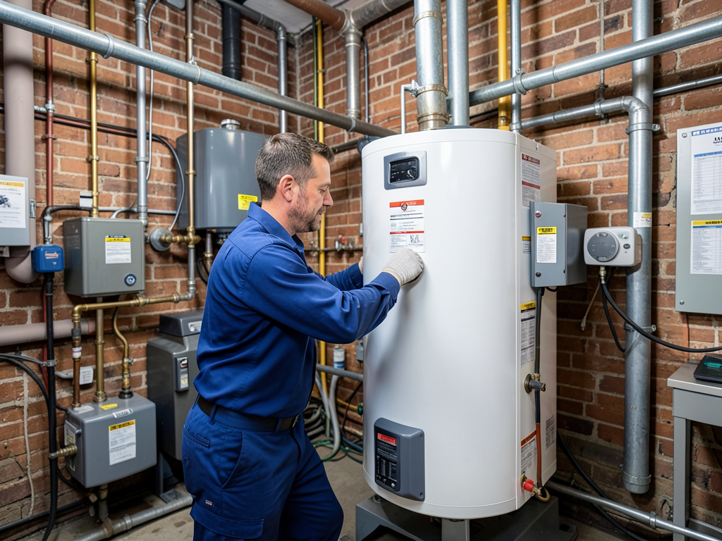 Upgrading the water heater in your back bay salon