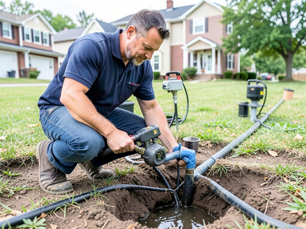 What causes random puddles in your yard even if it